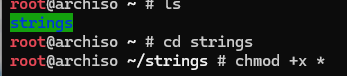 Making files executional